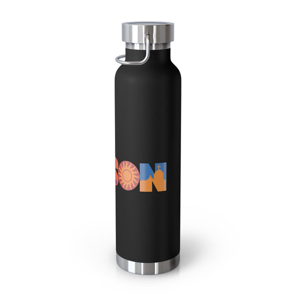 Tucson Heritage Vacuum Insulated "Keeps It Cold" Bottle, 22oz
