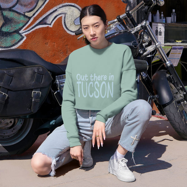 Trendy Cropped Sweatshirt - Out There In Tucson