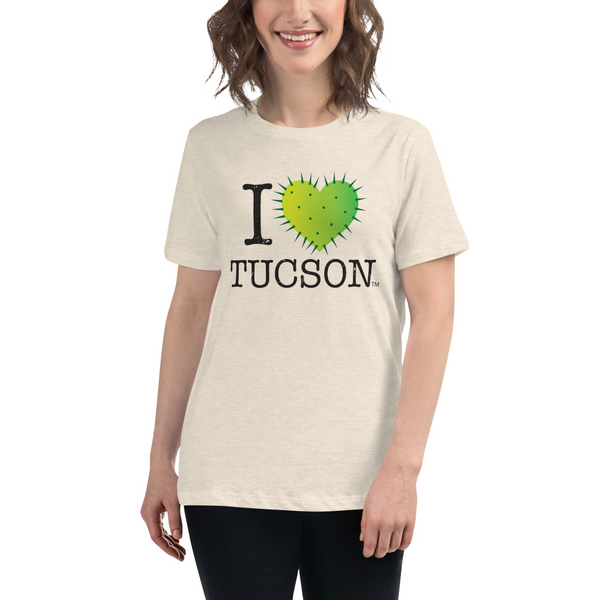 New! "I Love Tucson" Cactus Women's T-Shirt in 8 colors!