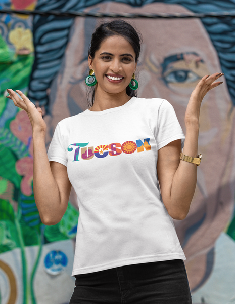 Re-issued! Our popular Tucson Heritage Women's T-shirt /5 colors