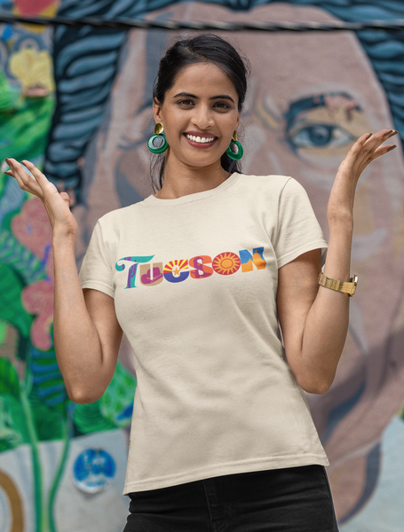 Re-issued! Our popular Tucson Heritage Women's T-shirt /5 colors