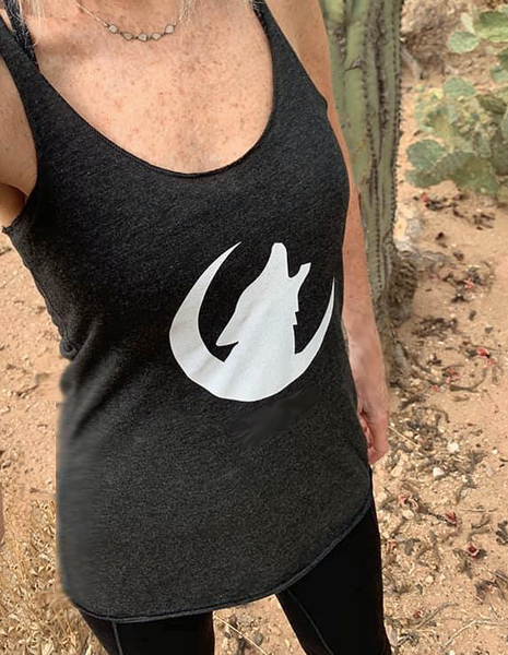 Wolf Moon Women's Racerback Tank Top for Summer in Tucson - 5 Colors XS-XL