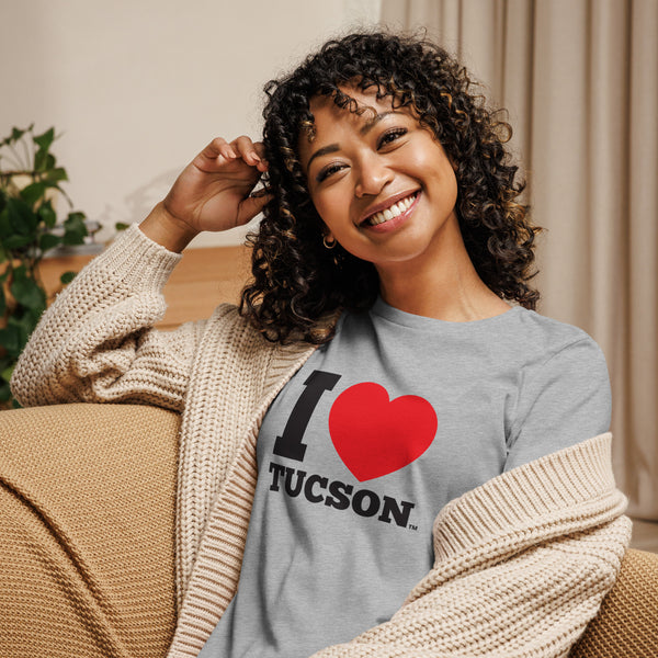 "I Love Tucson" Women's Relaxed T-Shirt - 7 color choices