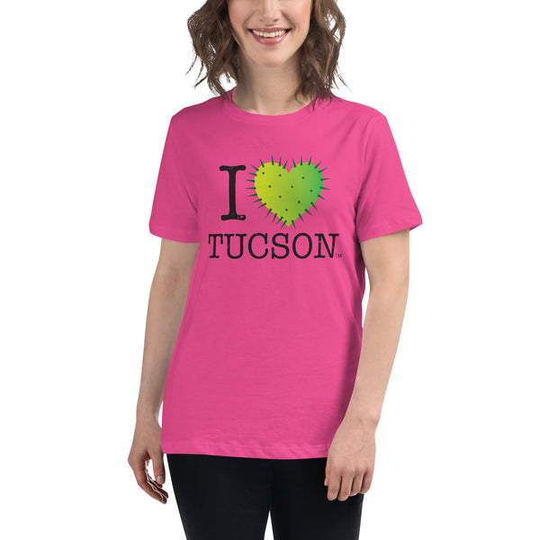 New! "I Love Tucson" Cactus Women's T-Shirt in 8 colors!