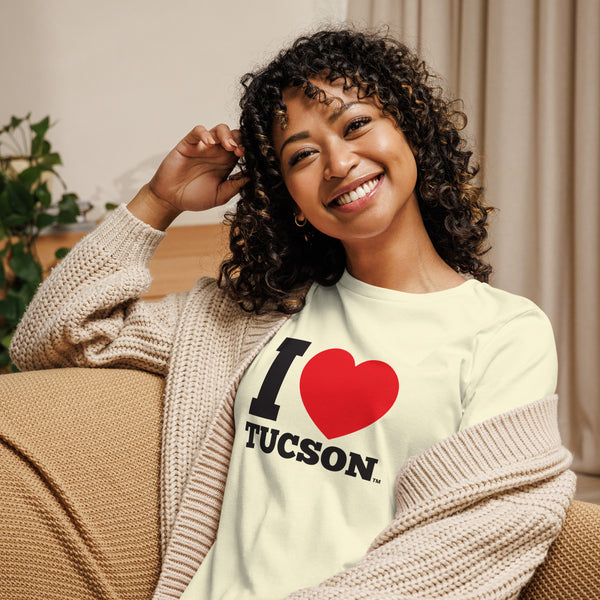 "I Love Tucson" Women's Relaxed T-Shirt - 7 color choices