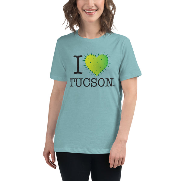 New! "I Love Tucson" Cactus Women's T-Shirt in 8 colors!