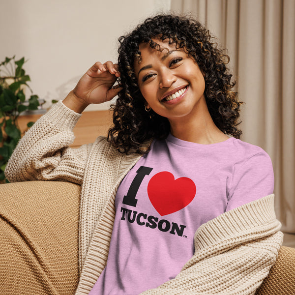 "I Love Tucson" Women's Relaxed T-Shirt - 7 color choices