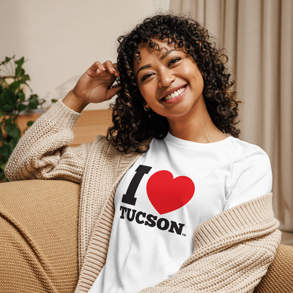 "I Love Tucson" Women's Relaxed T-Shirt - 7 color choices