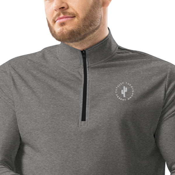 Men's Quarter Zip Pullover with Tucson Emblem