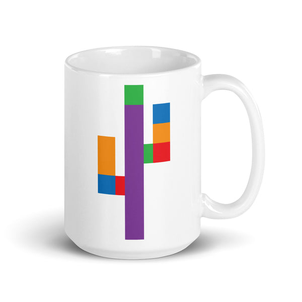 Modern Saguaro Mug - For coffee fans, or whatever liquid pleases you in the desert. 2 sizes.