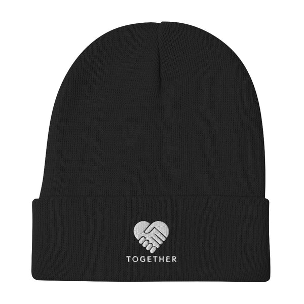 Embroidered "Together" Beanie in 5 Colors -