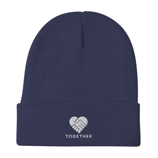 Embroidered "Together" Beanie in 5 Colors -