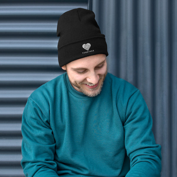 Embroidered "Together" Beanie in 5 Colors -