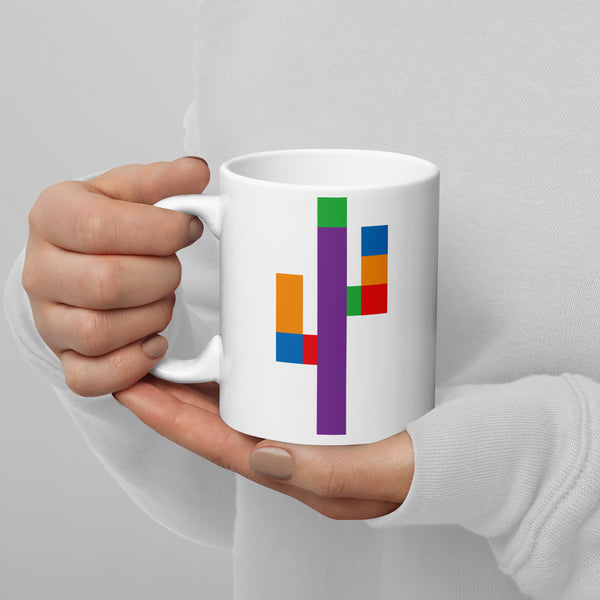 Modern Saguaro Mug - For coffee fans, or whatever liquid pleases you in the desert. 2 sizes.