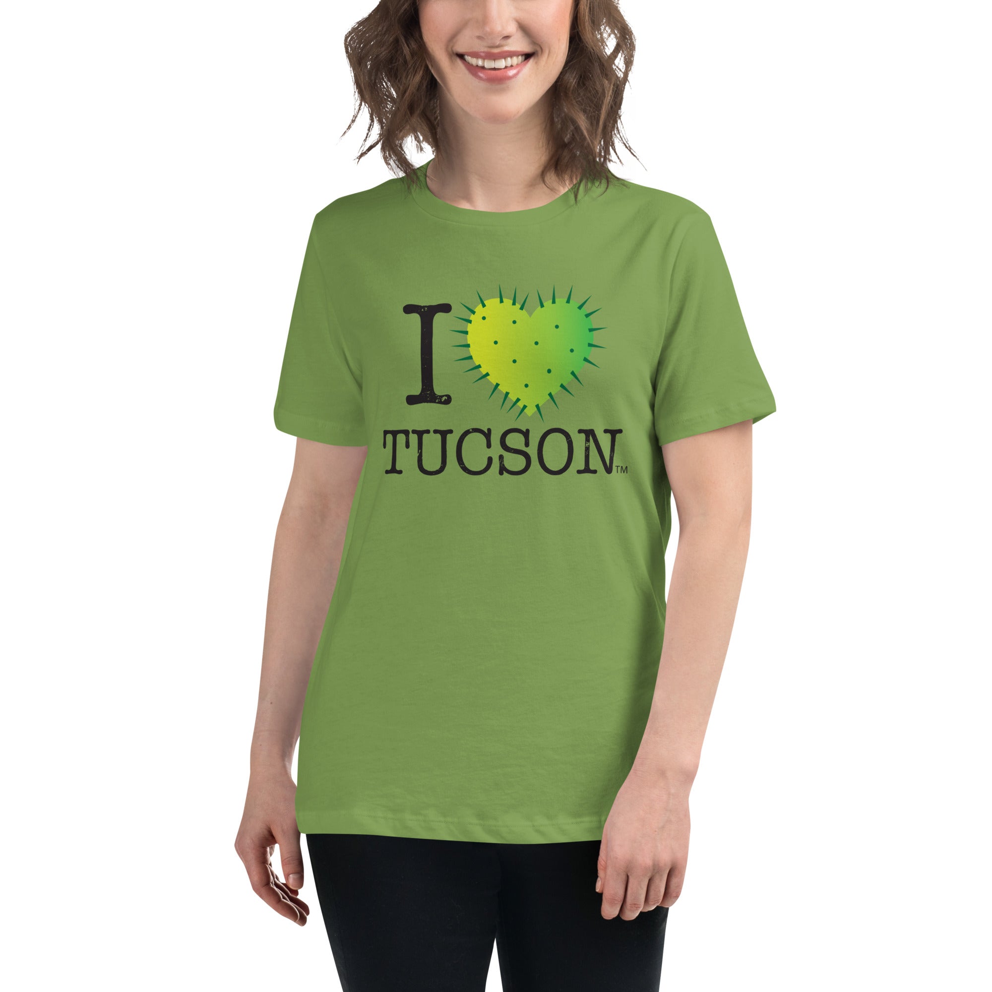 New! "I Love Tucson" Cactus Women's T-Shirt in 8 colors!