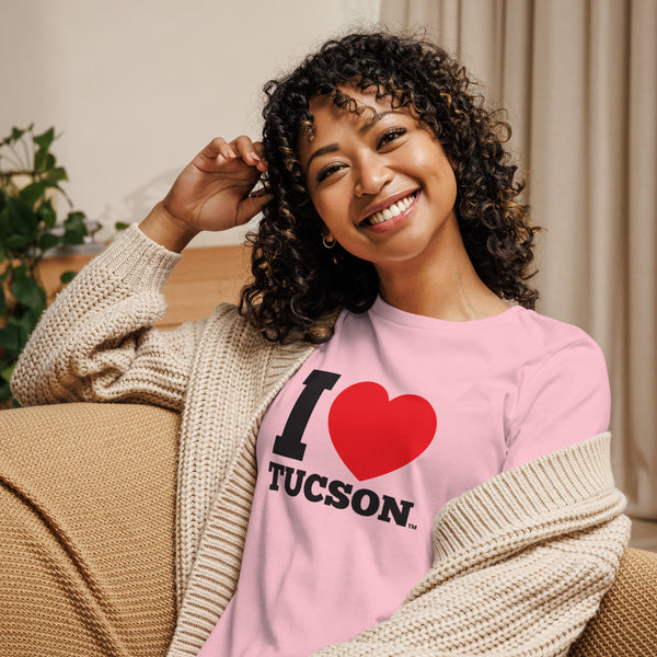 "I Love Tucson" Women's Relaxed T-Shirt - 7 color choices