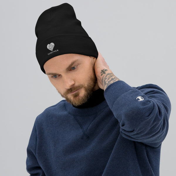 Embroidered "Together" Beanie in 5 Colors -