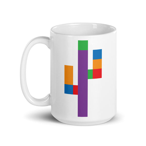 Modern Saguaro Mug - For coffee fans, or whatever liquid pleases you in the desert. 2 sizes.