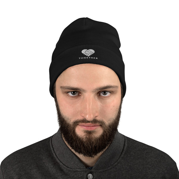 Embroidered "Together" Beanie in 5 Colors -