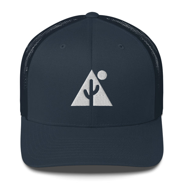 Trendy Trucker Cap - New Saguaro-Mountain Logo - in 5 colors!